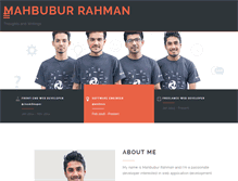 Tablet Screenshot of mahbub.me